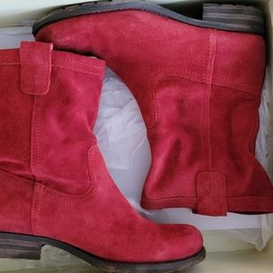 Naturalizer Basha Suede Boot Size 8 Dk Venom